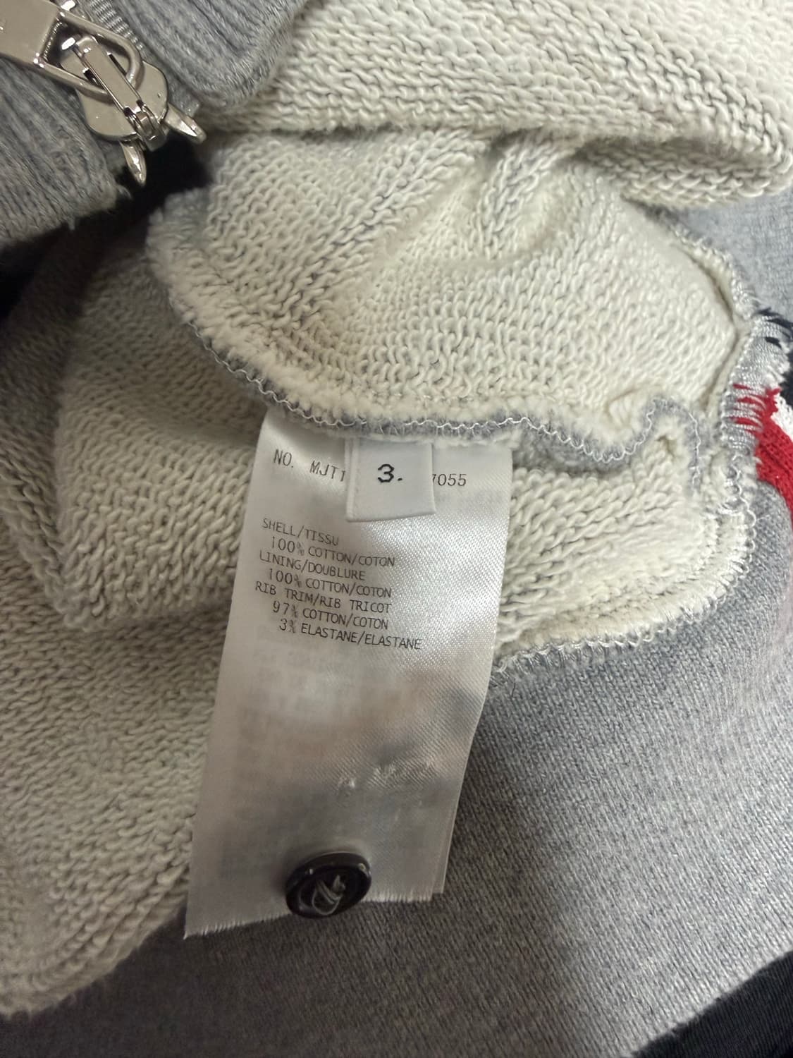 [당일출고,3사이즈] 톰브라운 백삼선 센터백 후드집업 상품이미지7