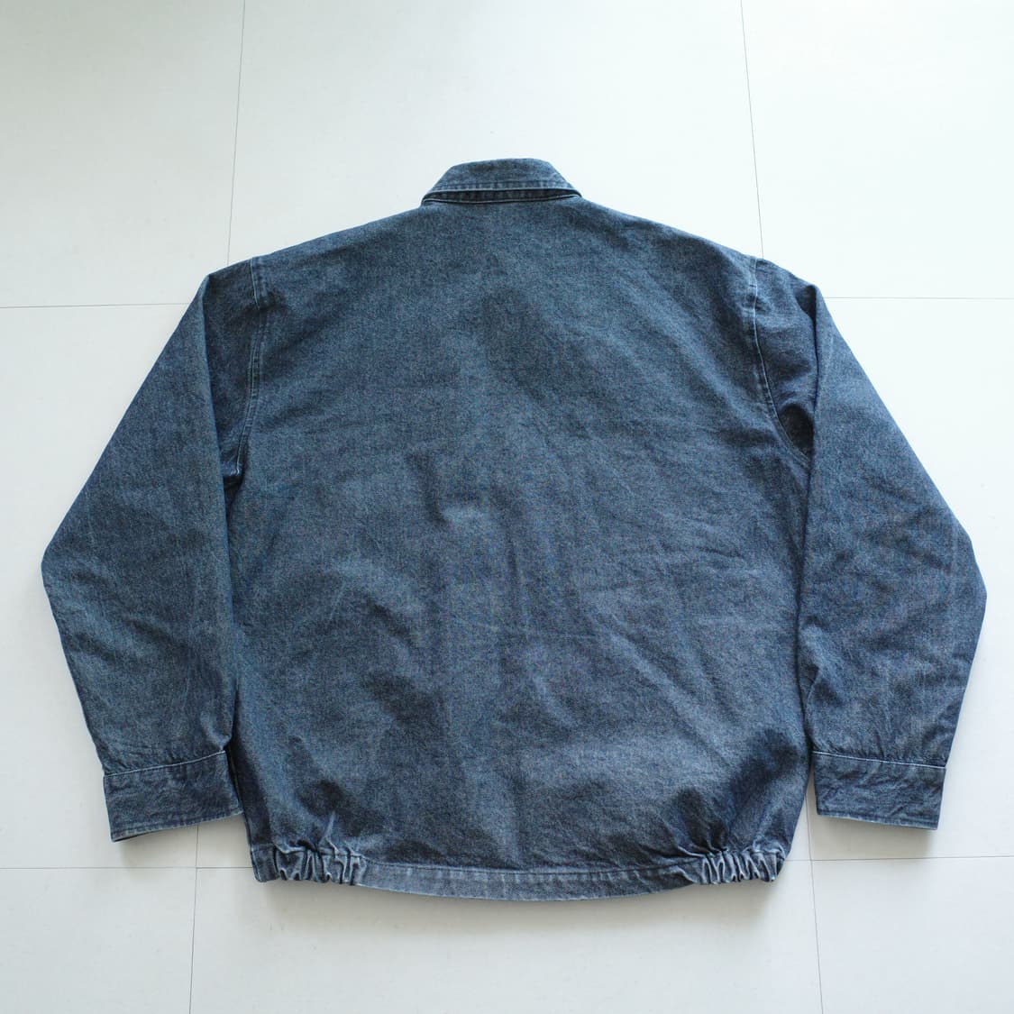 90s 폴로 랄프로렌 데님 해링턴 자켓 (체크 라이닝) 상품이미지8