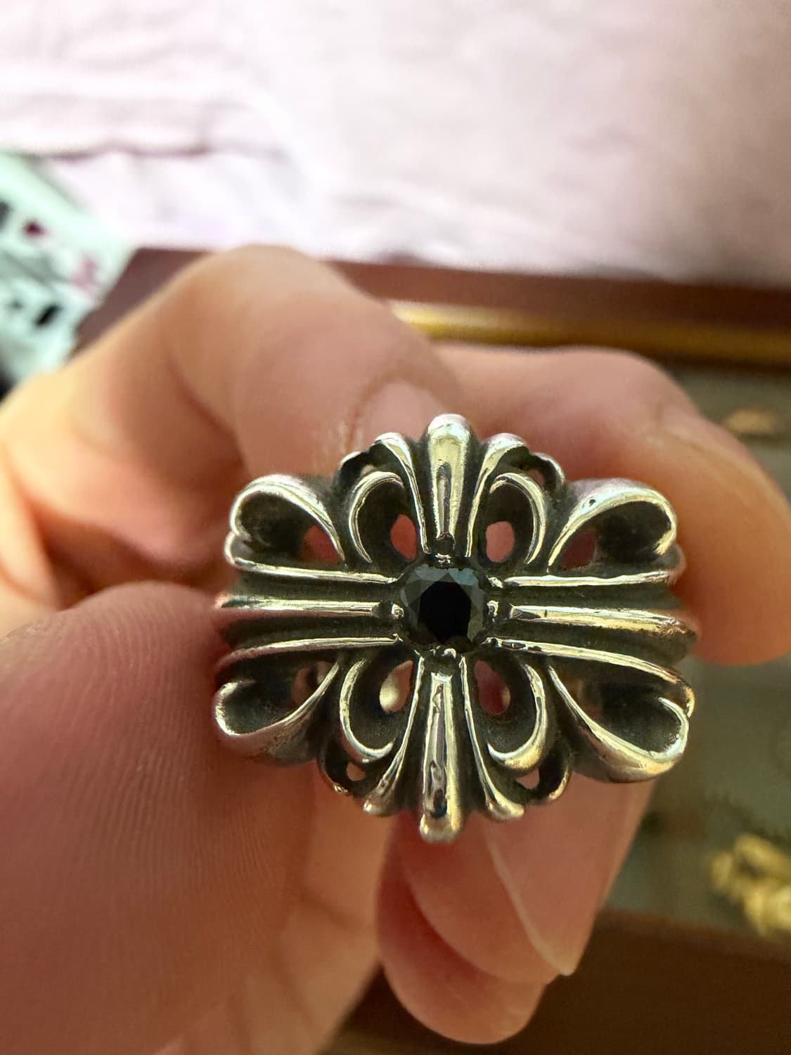 크롬하츠 더블플로랄링 us6 12호 상품이미지5