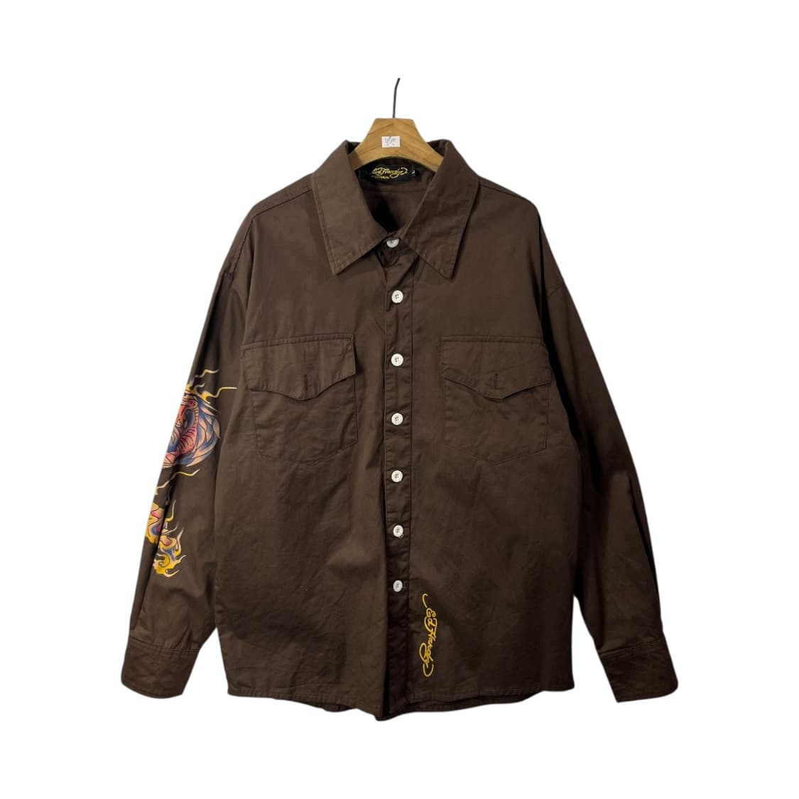 [Ed Hardy] 에드하디 스컬프린팅 투포켓 셔츠 상품이미지2