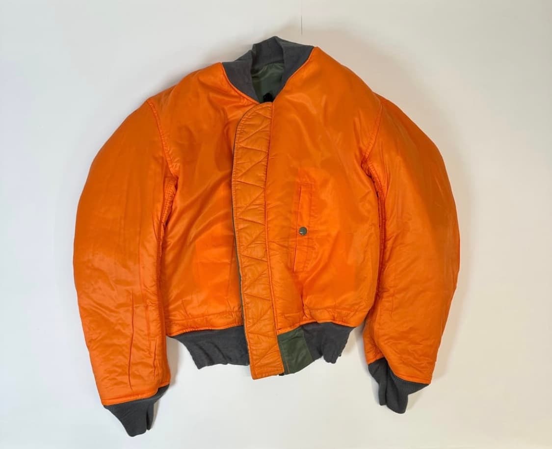 90s USA 밀리터리 GREENBRIER MA-1 / 리버시블 / M 상품이미지4