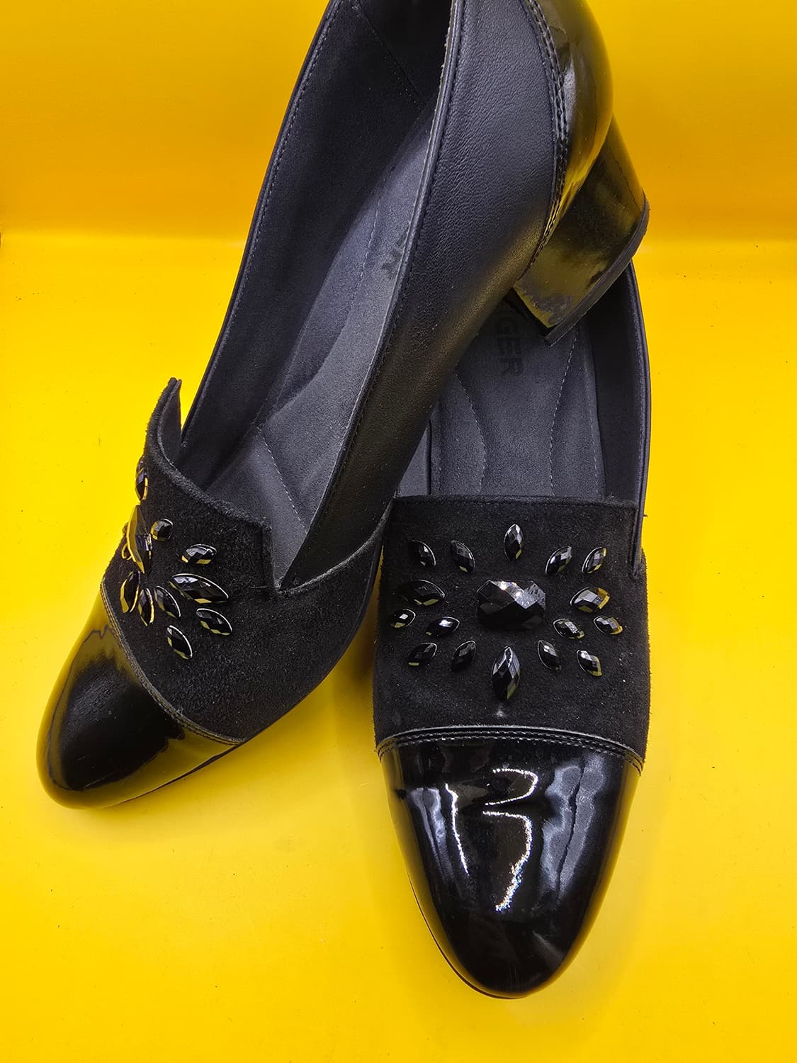 가이거 큐빅 로퍼 250 (5cm굽) 상품이미지1