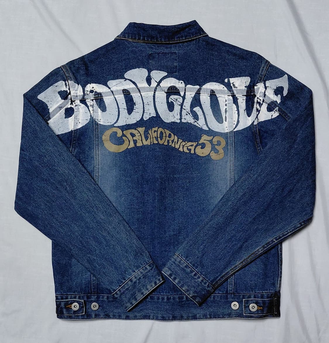 [M] 바디글로브 빈티지 캘리포니아 빅로고 데님 자켓 상품이미지1