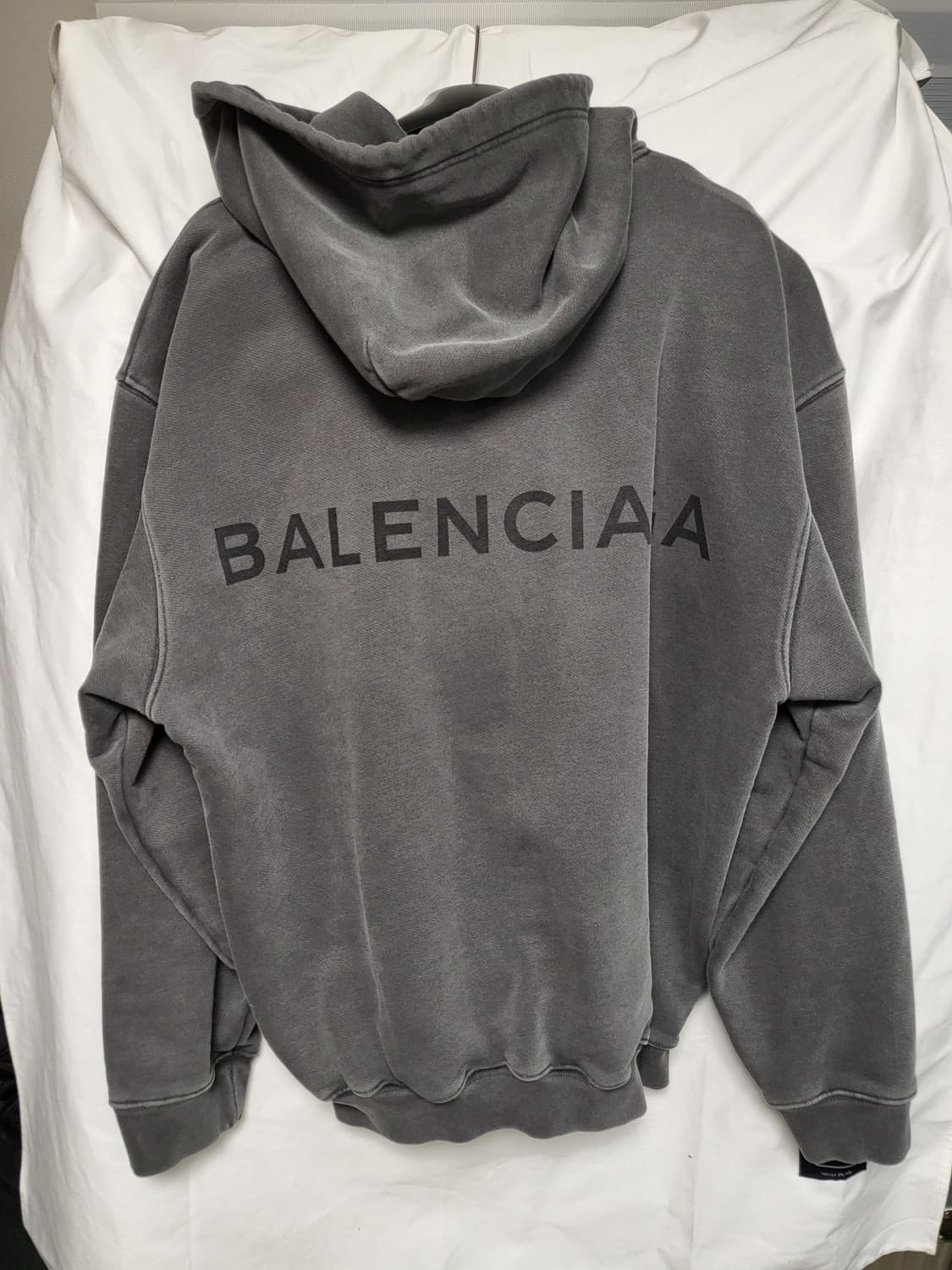 발렌시아가 백로고 후드 M 상품이미지2