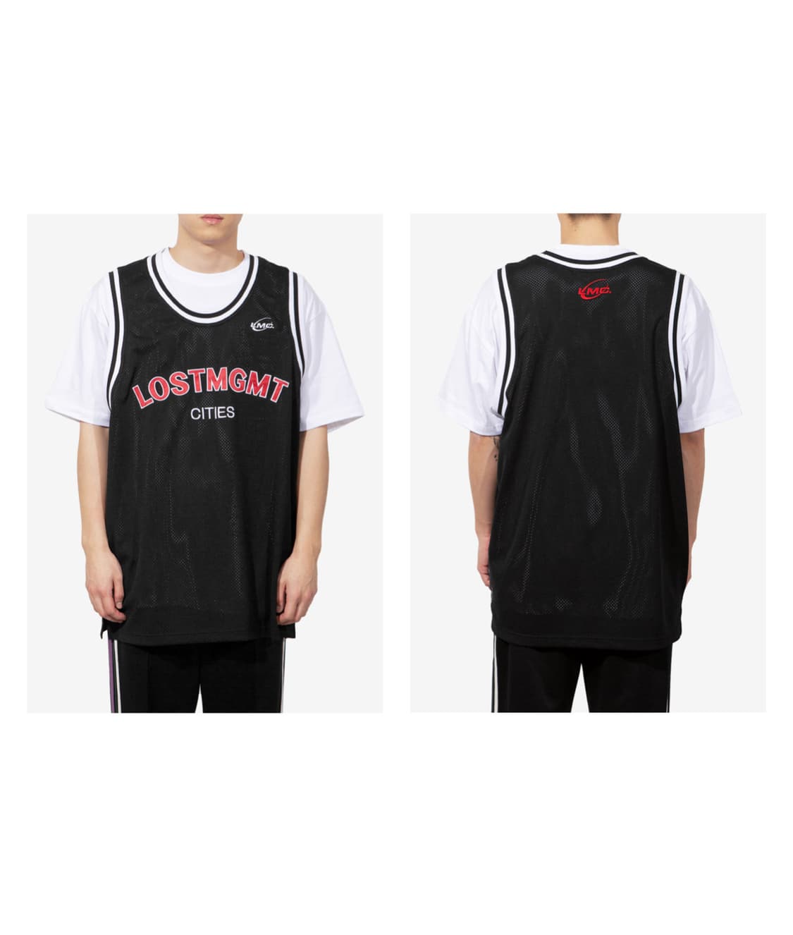 LMC 블랙 바스켓볼 저지 블랙 L 상품이미지3