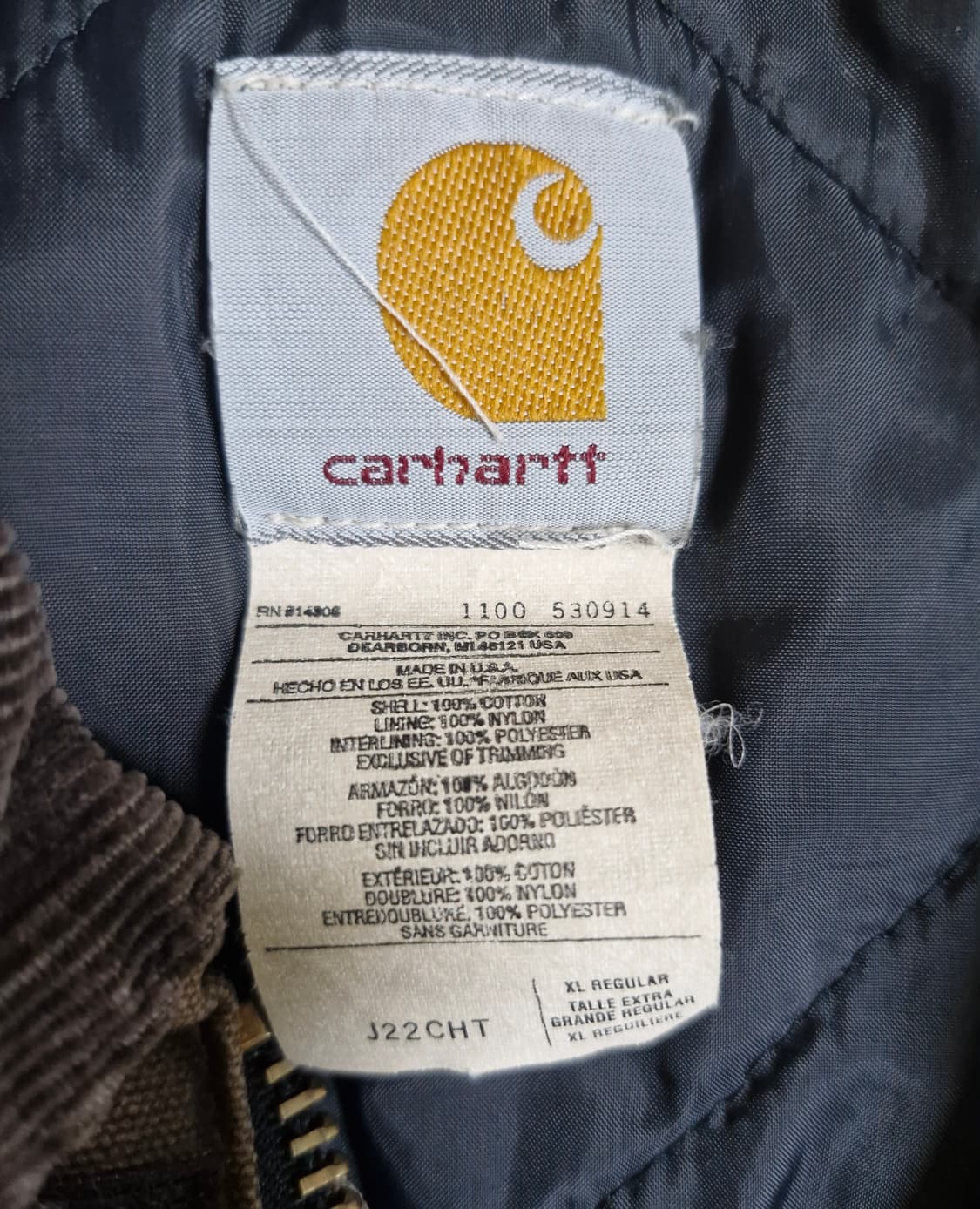 칼하트 디트로이트 자켓 j22 cht [xl] 상품이미지4