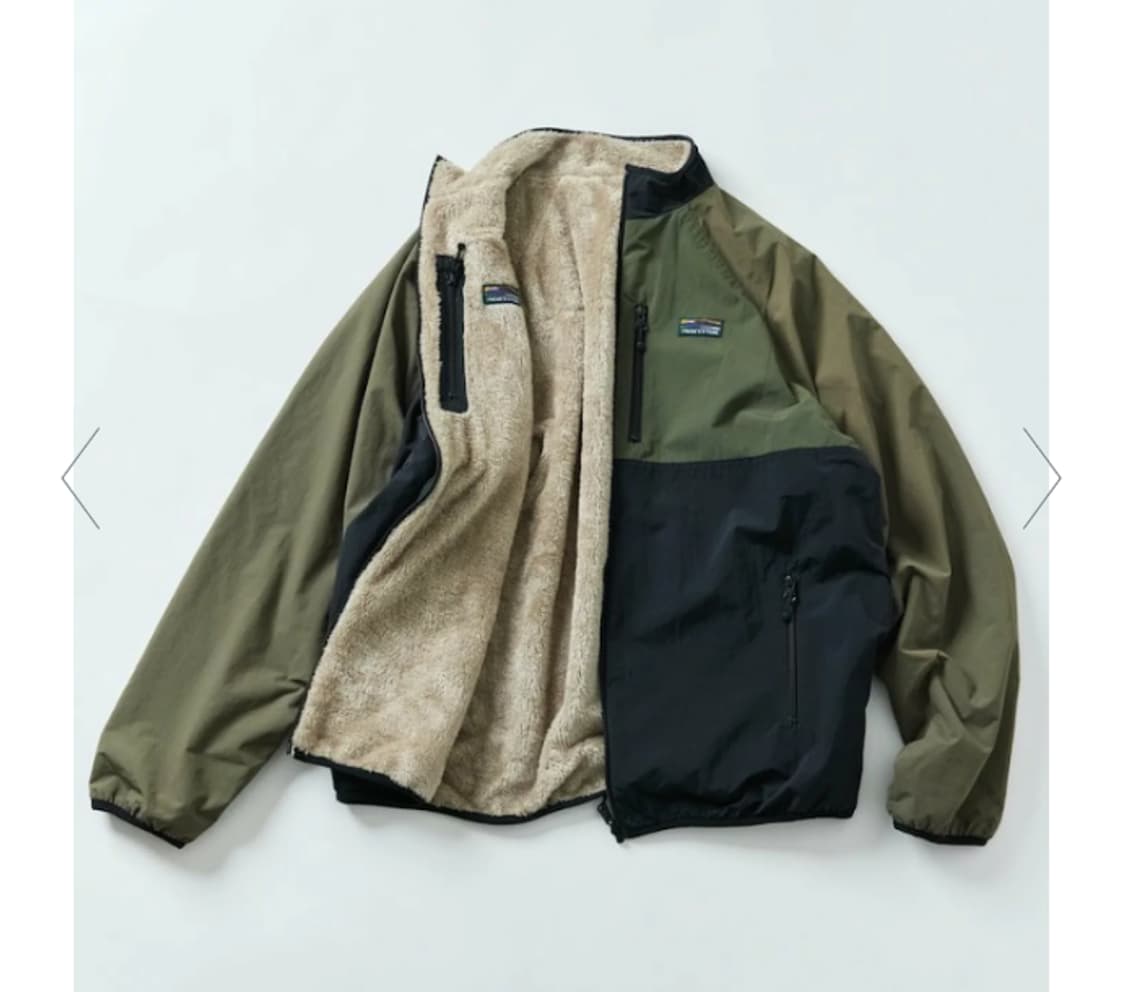 L 미개봉) 프릭스스토어 리버시블 후리스 플리스 블루종 크레이지 새제품 상품이미지1