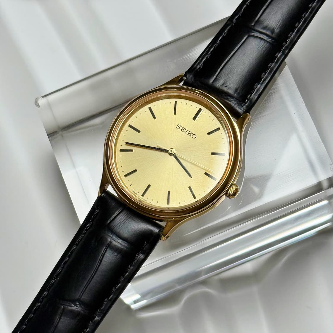 80's 90's 세이코 빈티지 골드 드레스 워치 상품이미지1