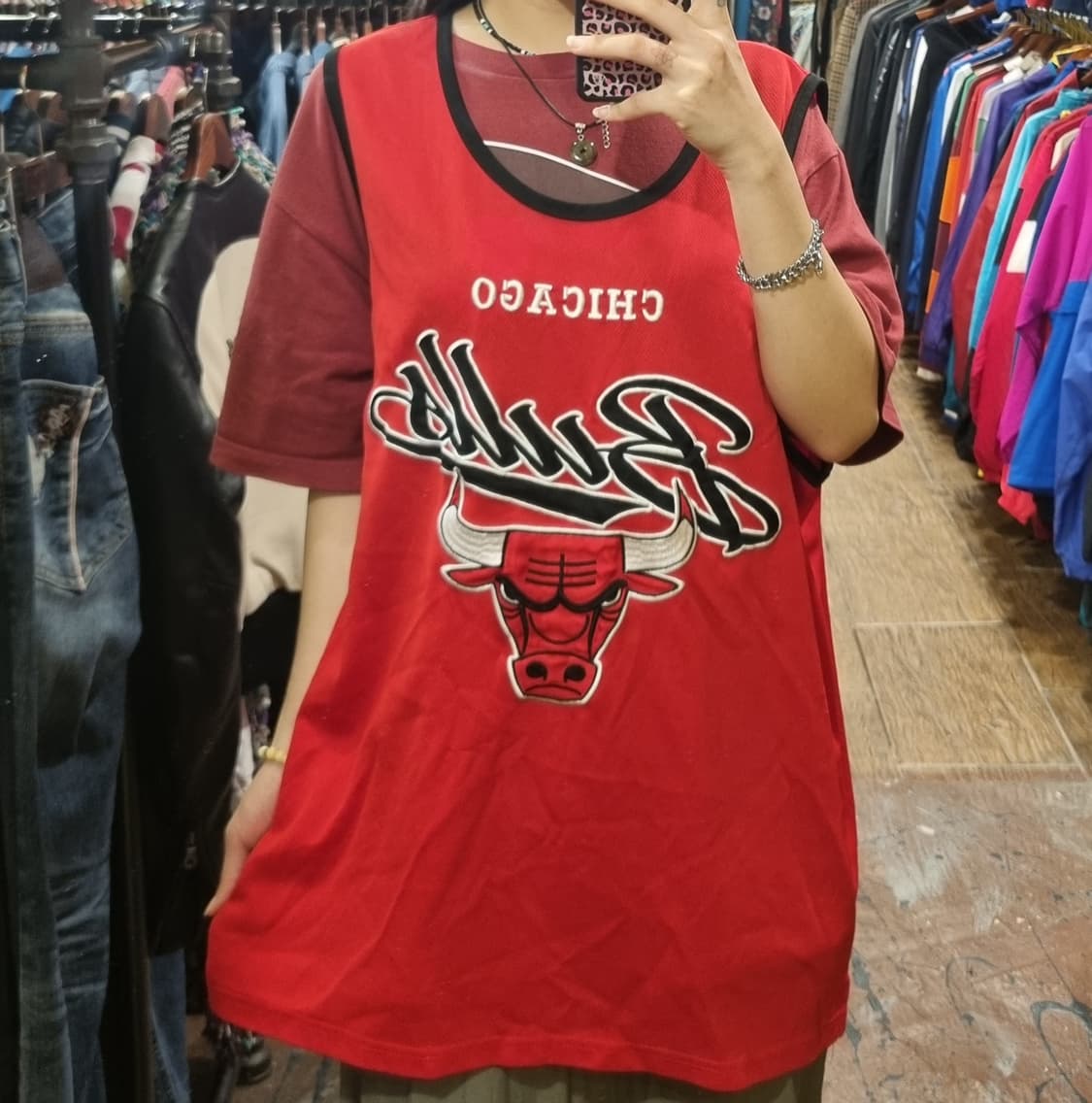 [Hi] NBA 농구나시 레드 상품이미지1