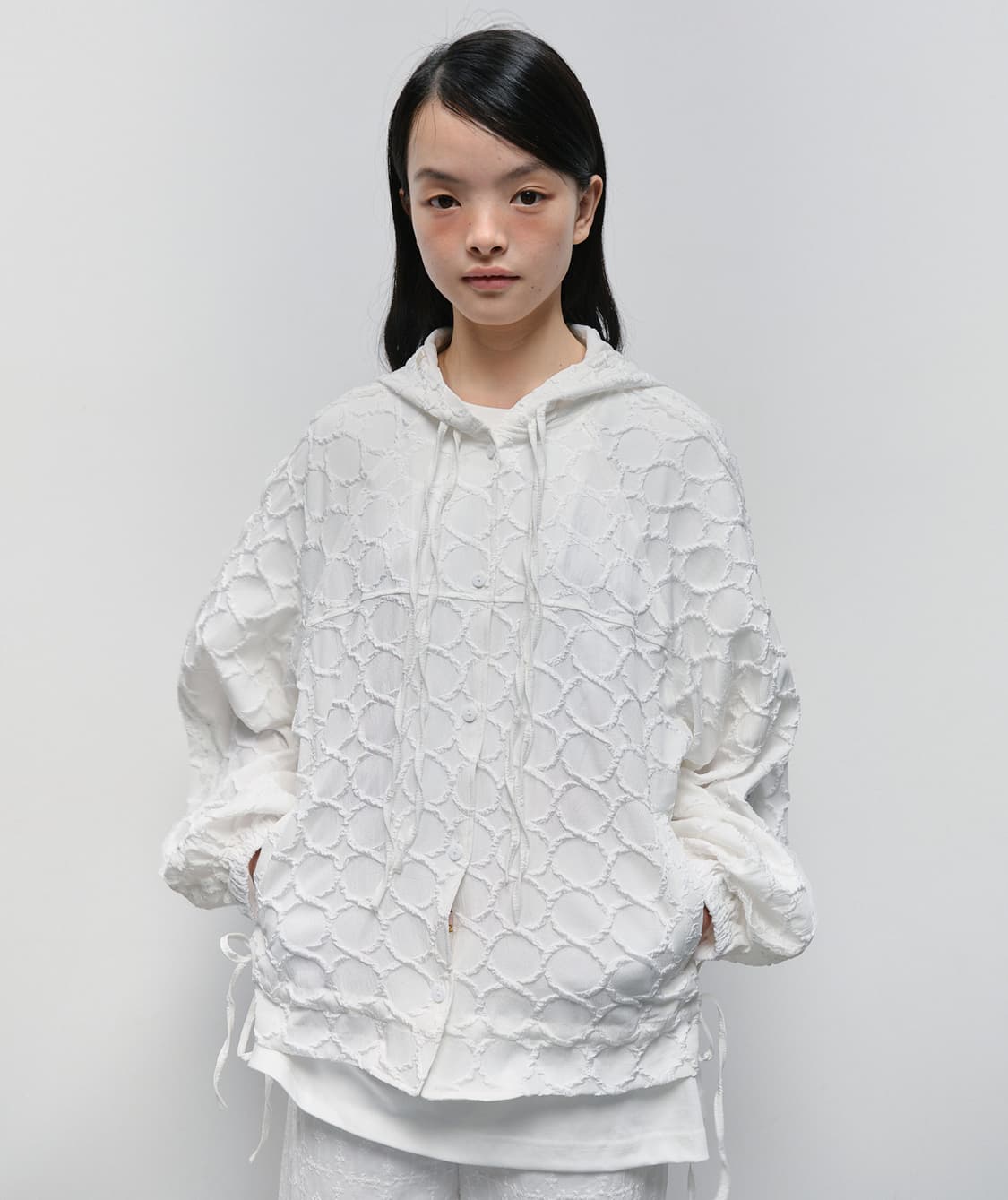 타입서비스 자가드 후디 재킷 상품이미지1