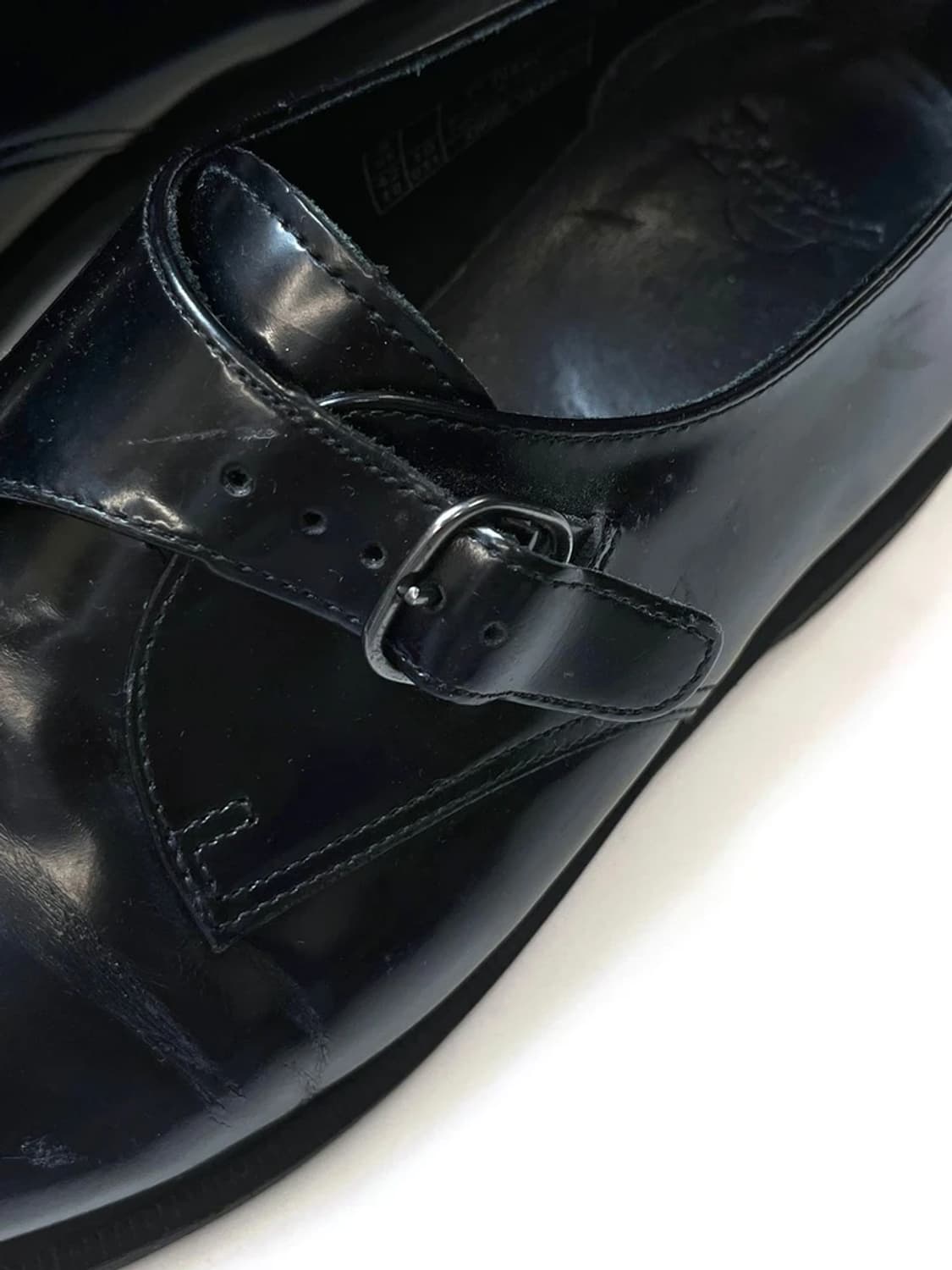 닥터마틴 론 몽크 스트랩 블랙 워커 A1483 상품이미지3