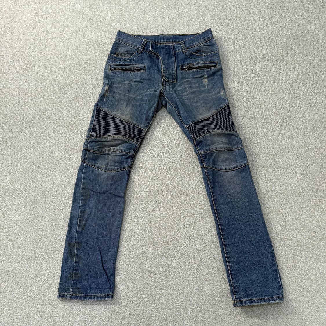 [48] 발망 워싱 바이커 데님팬츠 0108T1 상품이미지1