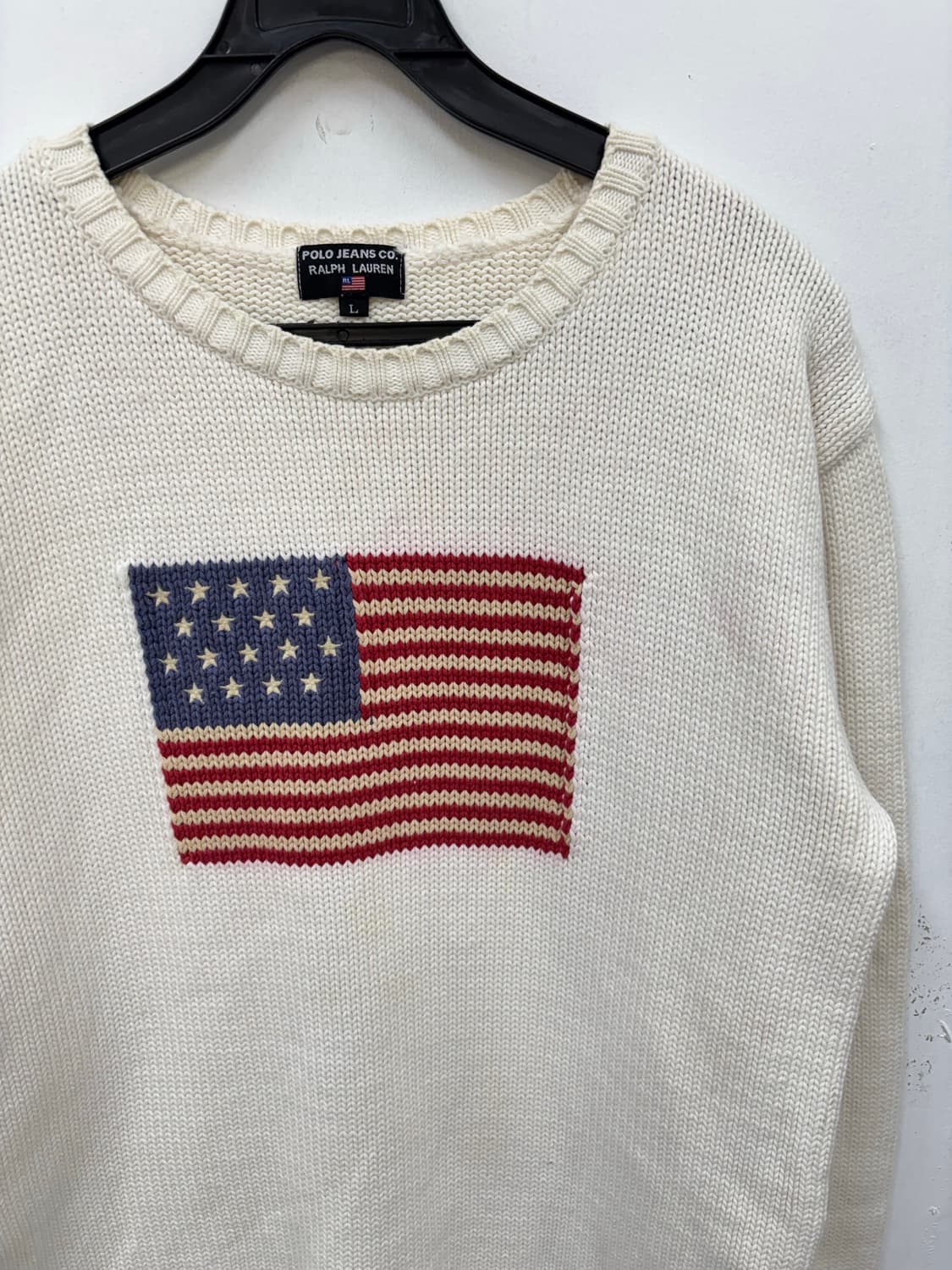 폴로랄프로렌 진스 성조기 울 니트 상품이미지2