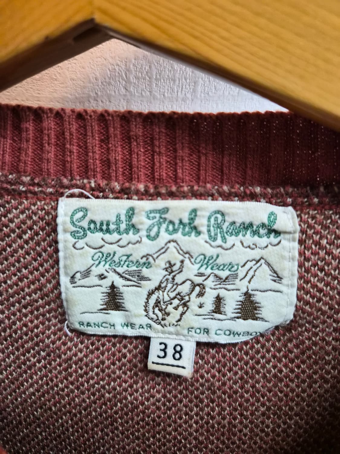 M/ 38) South Fork Ranch 웨스턴 반팔 니트 팝니다 상품이미지3