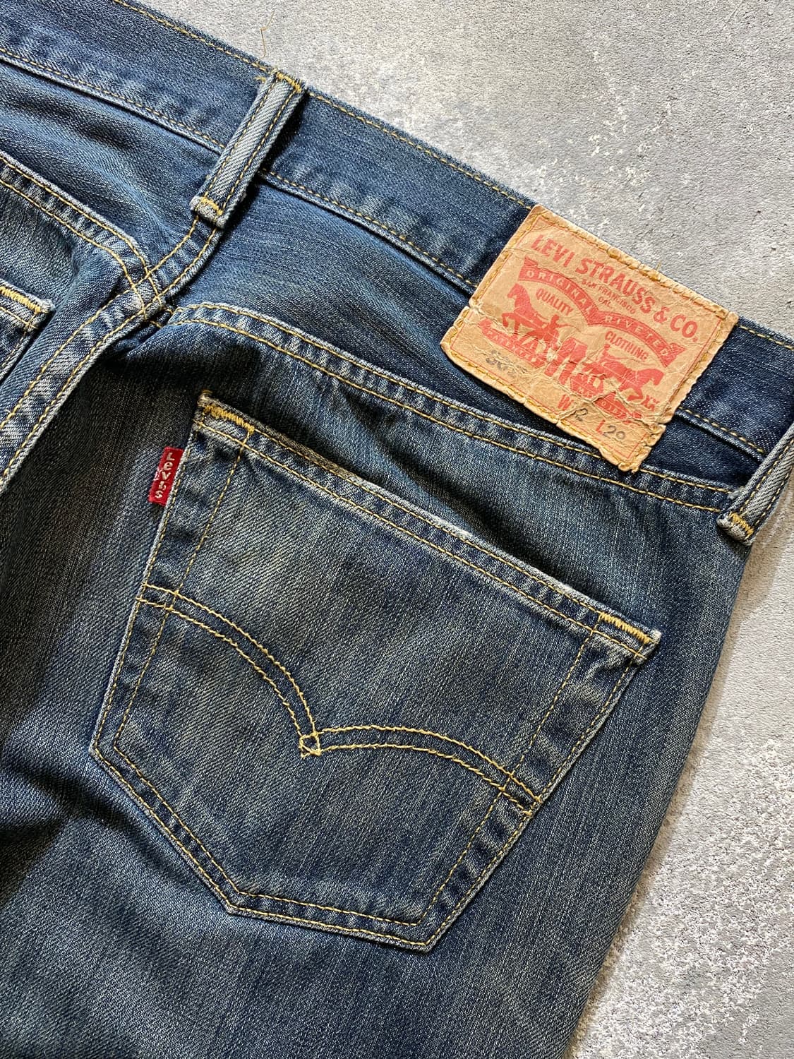 [32] 00s Levi's 501 리바이스 레귤러 핏 데님팬츠 상품이미지8