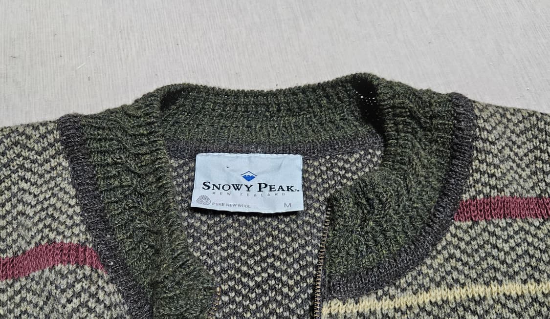 스노위피크 뉴질랜드 빈티지 반집업 니트/snowy peak 상품이미지6