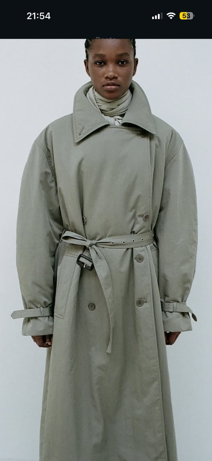 LFM 더블 트렌치 코트 / 카키 OS 상품이미지2