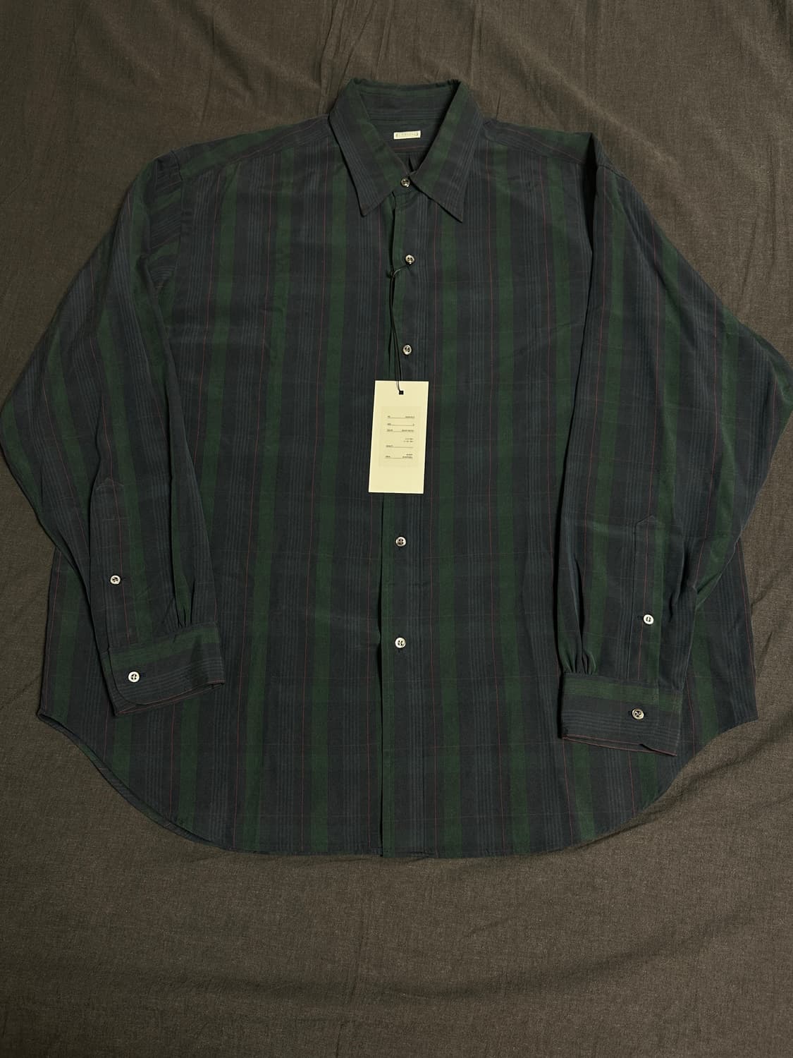 [1/31까지][2] 25AW 아프레쎄 실크 레이온 레귤러 카라 셔츠 상품이미지5