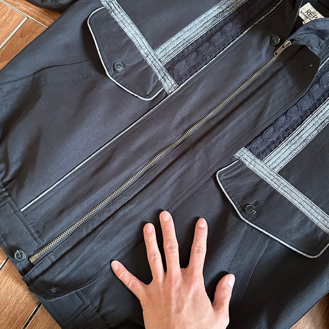 Rep-re vintage blouson zip-up jacket 상품이미지4