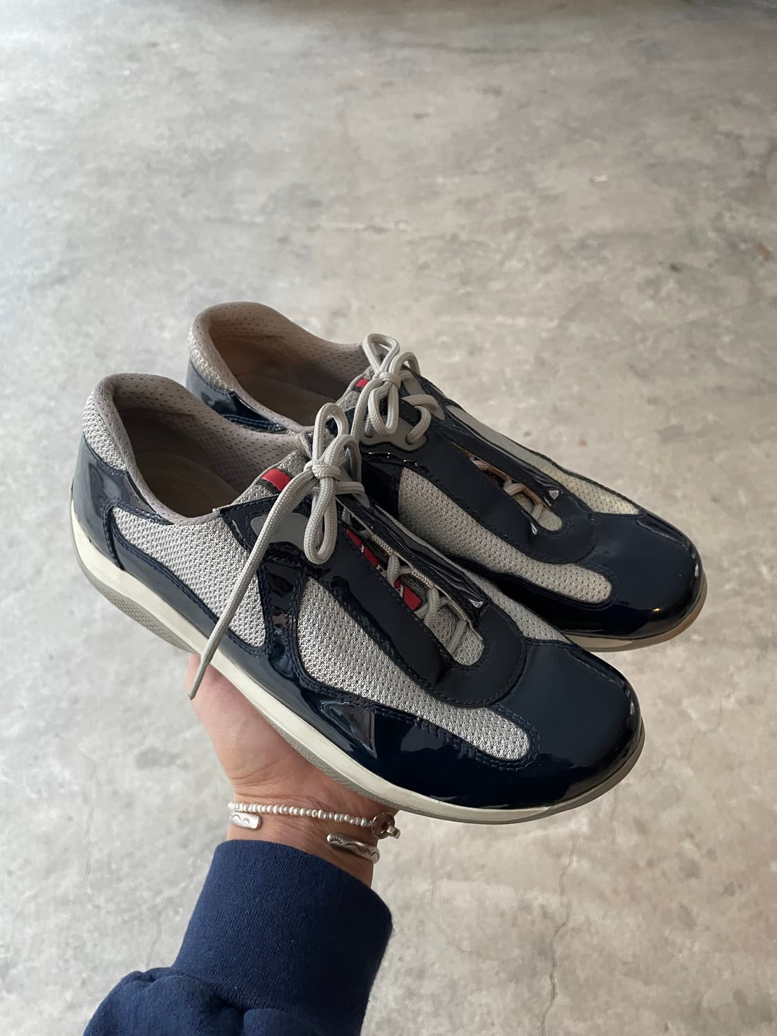 00s Prada Sports America’s Cup Patent Le 상품이미지3