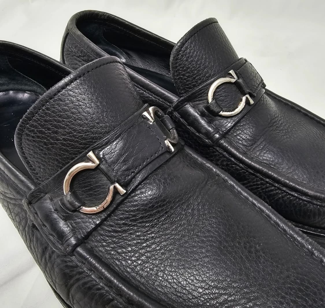 페라가모 간치니 블랙 로퍼 7.5 (260mm) 상품이미지1