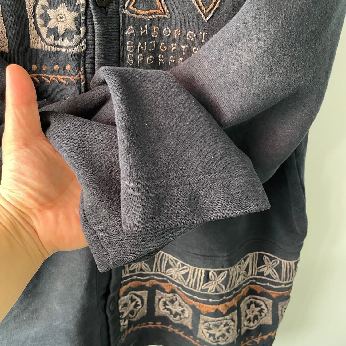 90s 이세이미야케 코튼 가디건 상품이미지7