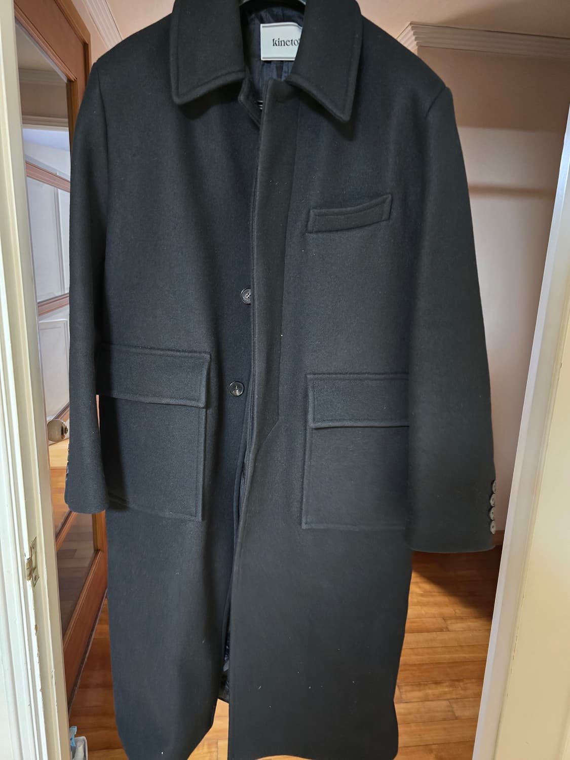 키네토 울 펠트 맥코트 블랙 L(105) 상품이미지2