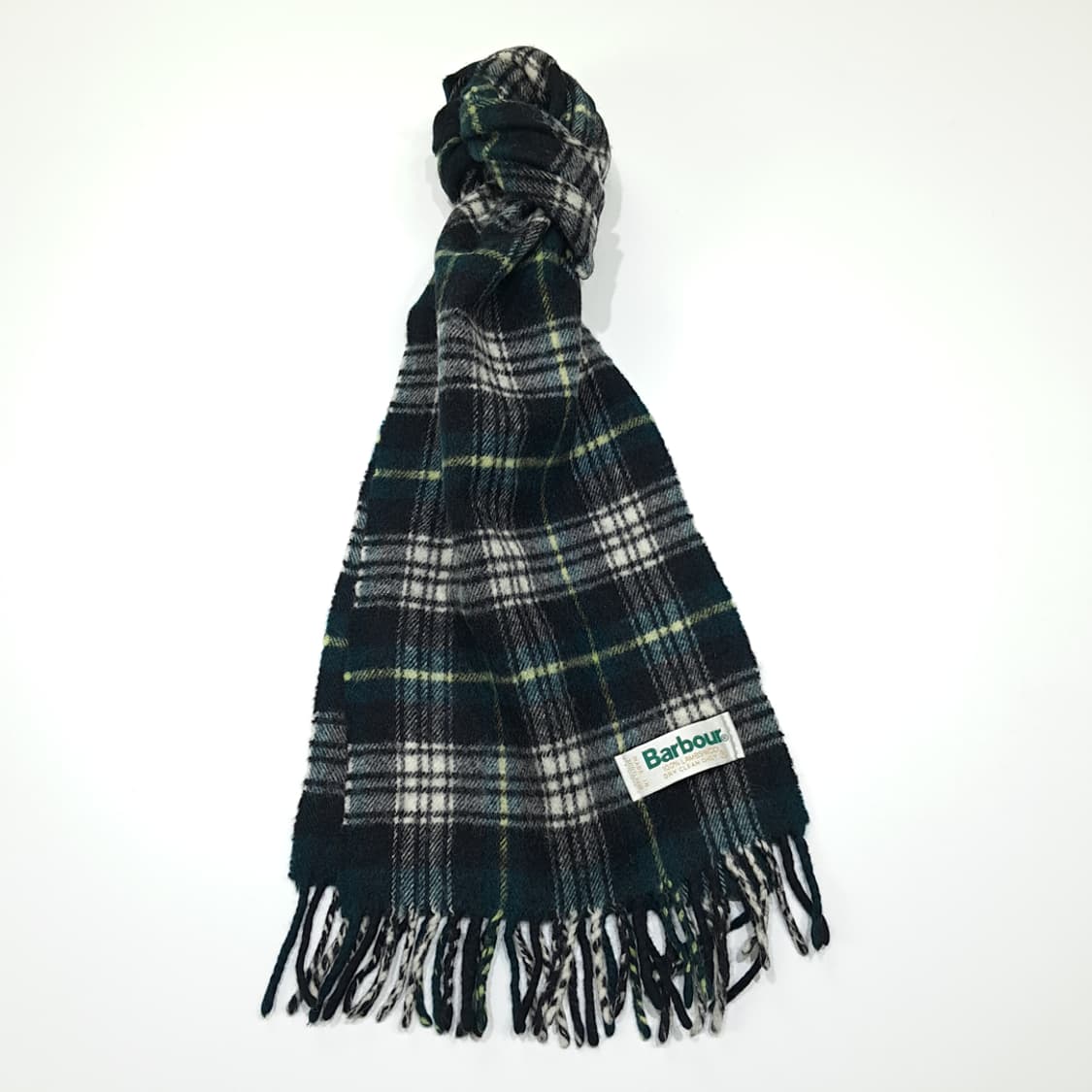 MX634 바버 00s 스코틀랜드판 램스울 타탄체크 머플러목도리 상품이미지1