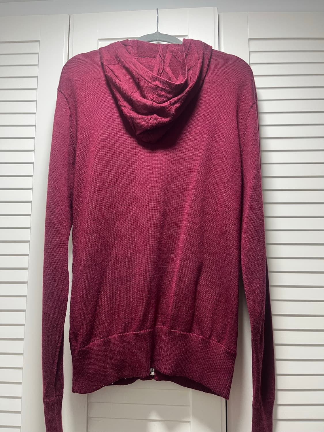 오클리 버건디 후드 집업 스웨터 M size 상품이미지2