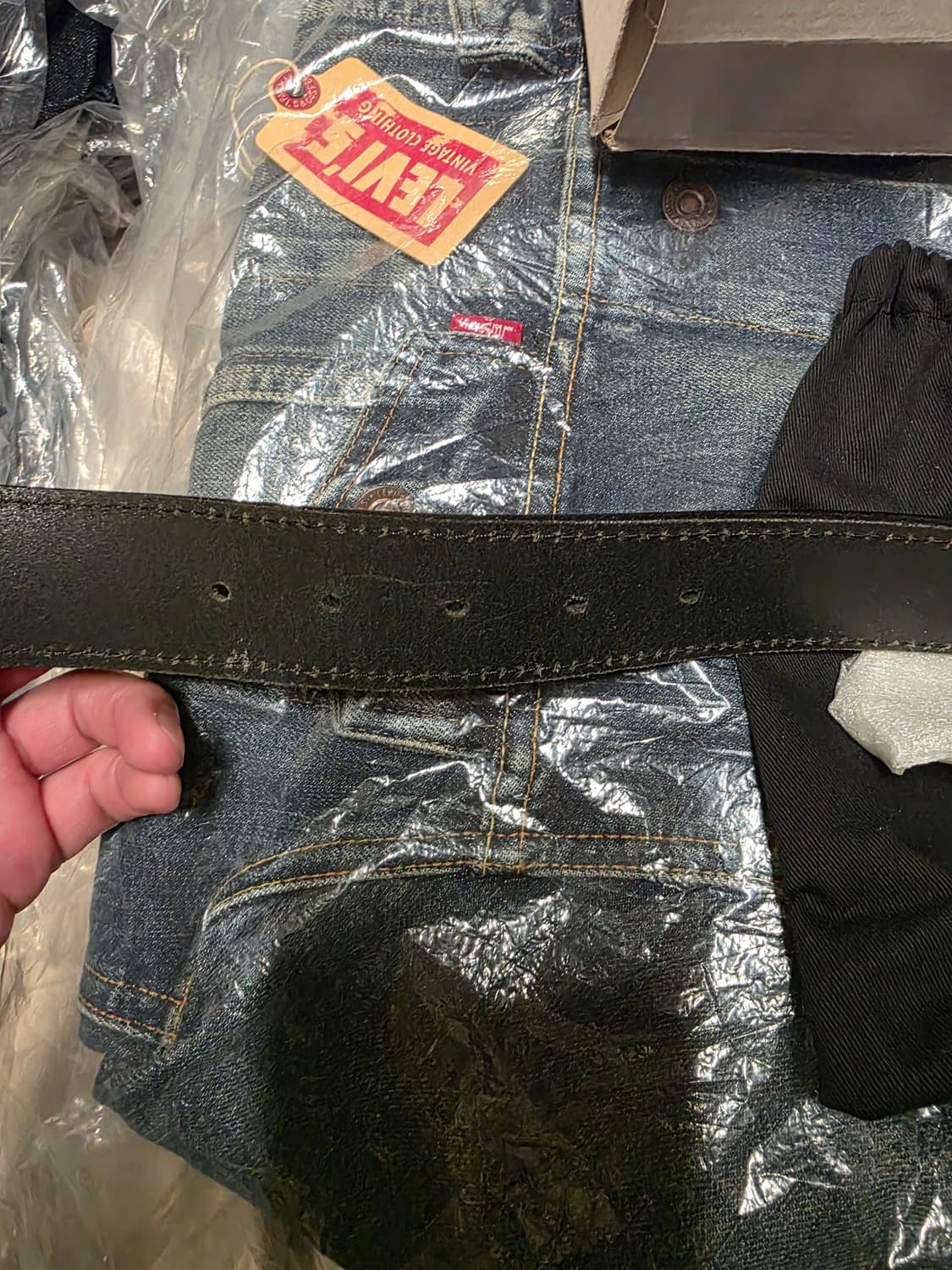 디올옴므 d벨트 블랙 85사이즈 상품이미지6