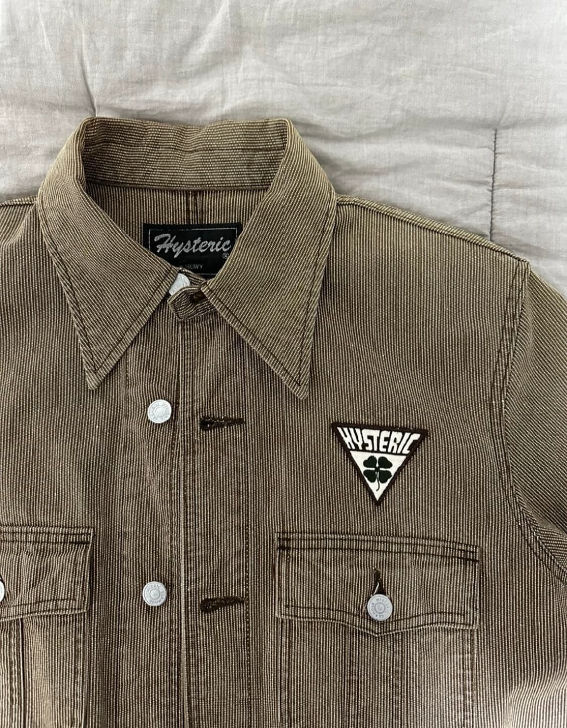 🚨급처🚨 히스테릭글래머 클로버 패치 워크자켓(F) 상품이미지1