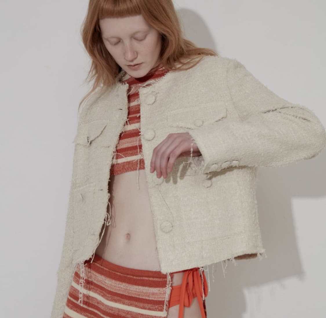 솔티페블 트위드자켓 상품이미지1