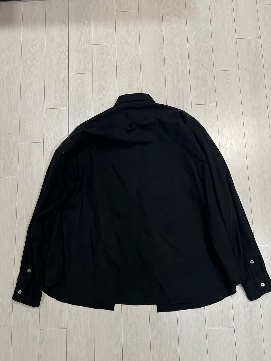 Porter classic 롤업셔츠 L 블랙 상품이미지3