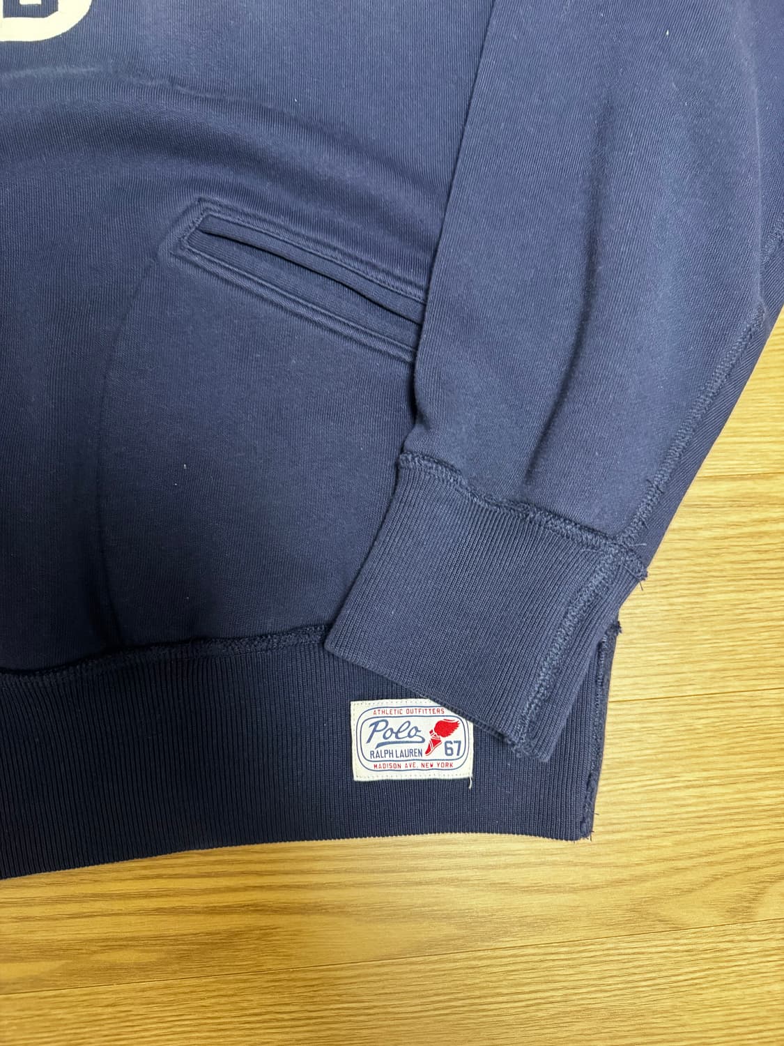 폴로 랄프로렌 런클럽 하프집업 맨투맨 XL 상품이미지4