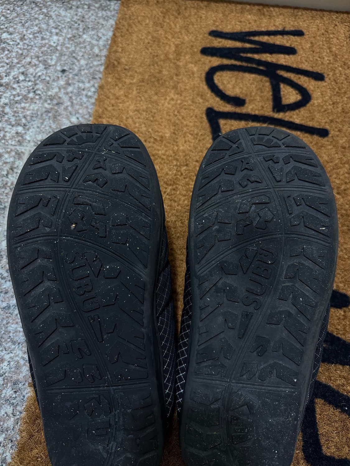 [3, 285~295] 앤드원더 스부 리플렉티브 립 퍼머넌트 샌들 블랙 상품이미지9