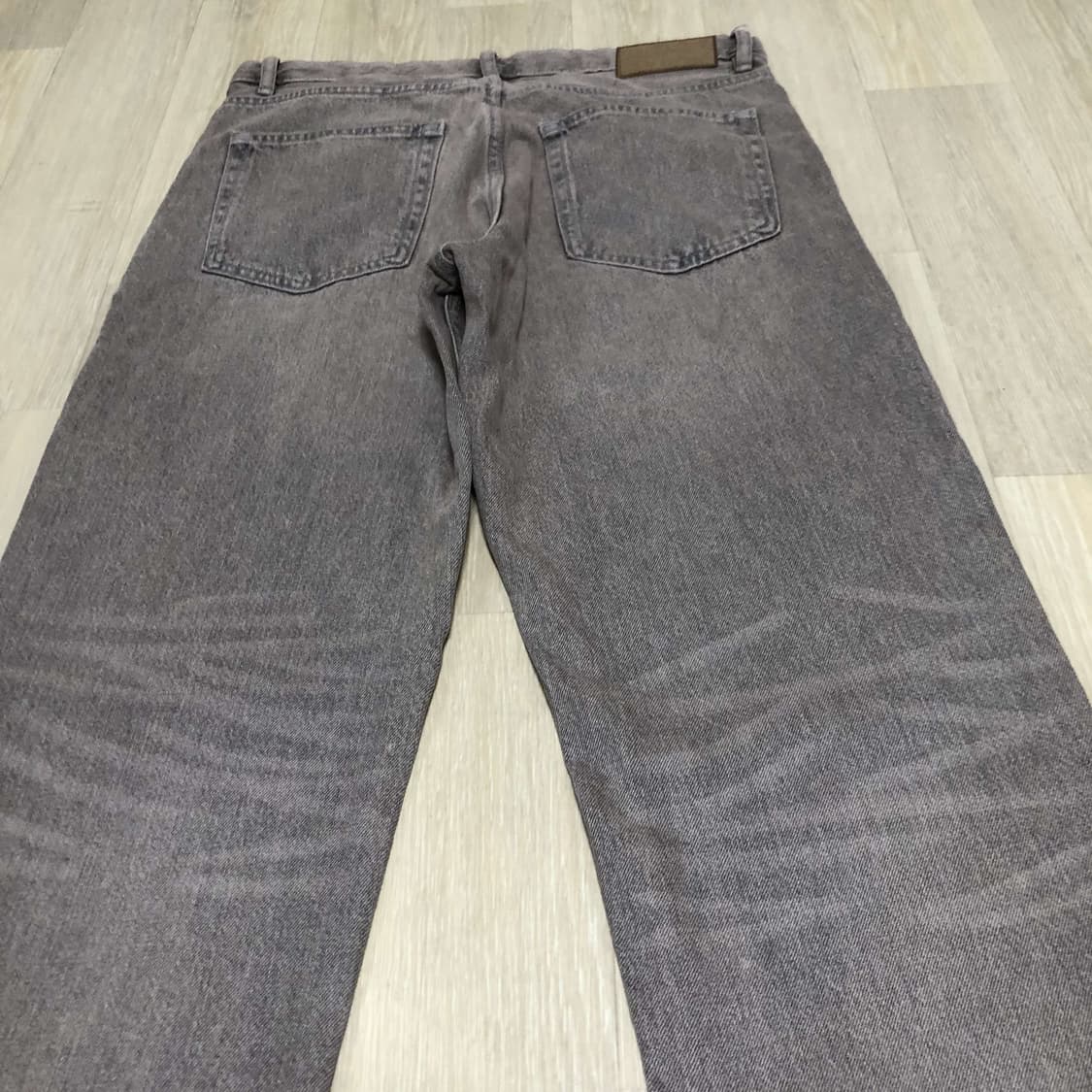 (32) 자라 ZARA 5P 레귤러 스트레이트핏 그레이 데님 자라 데님 상품이미지5