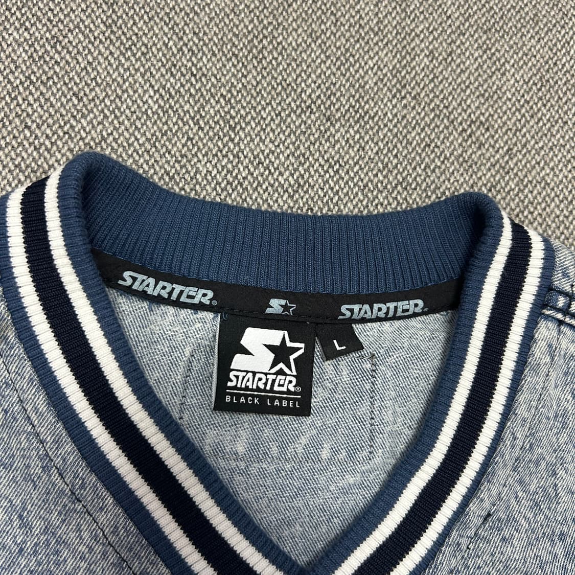 스타터 올드스쿨 데님 반팔(L) 상품이미지2
