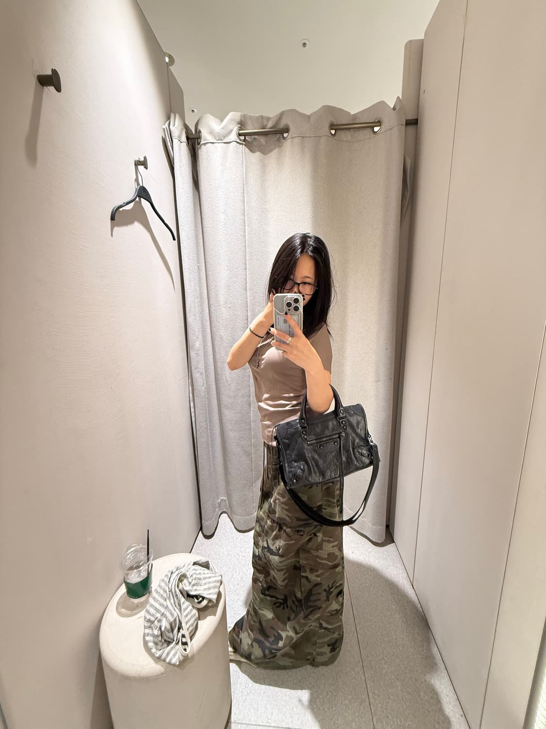 러닝하이 카모 롱스커트 상품이미지3