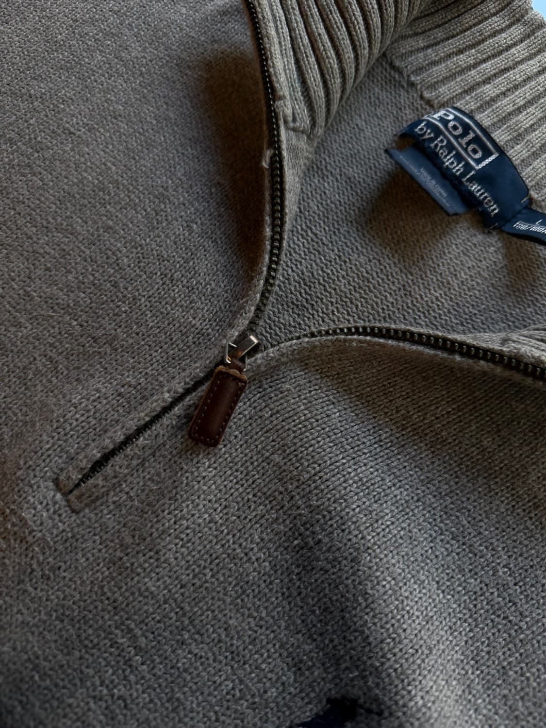 폴로 랄프로렌 짚업 니트 100 상품이미지10