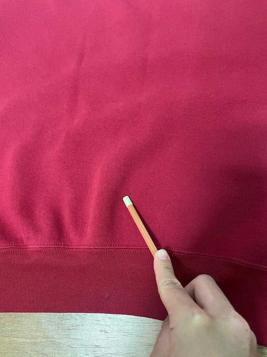 90s 러셀 애슬레틱 스웻셔츠 버건디 미제🇺🇸 상품이미지4