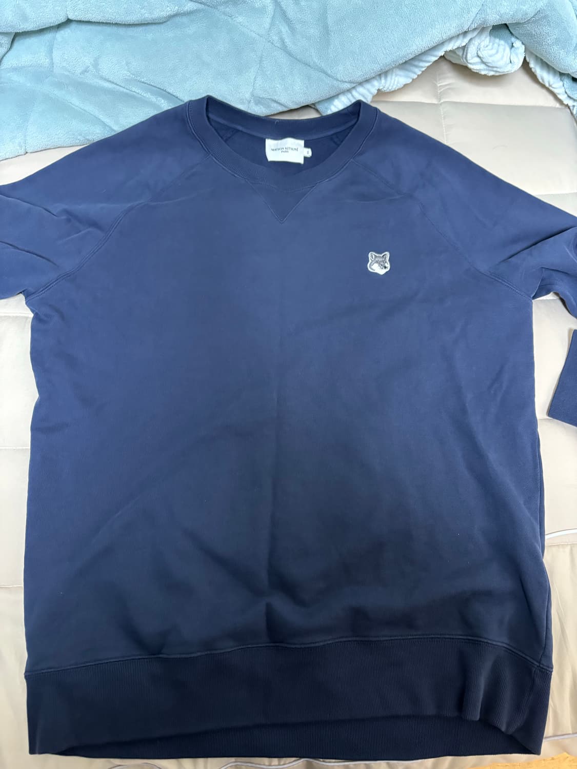 메종키츠네 맨투맨 네이비 XXl 상품이미지1