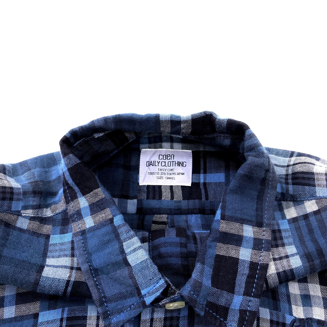 Coen patchy blue shirt 상품이미지6