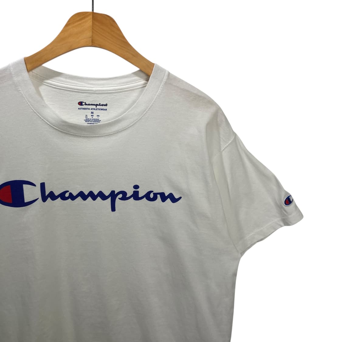 챔피온 빅로고 화이트 반팔 상품이미지3