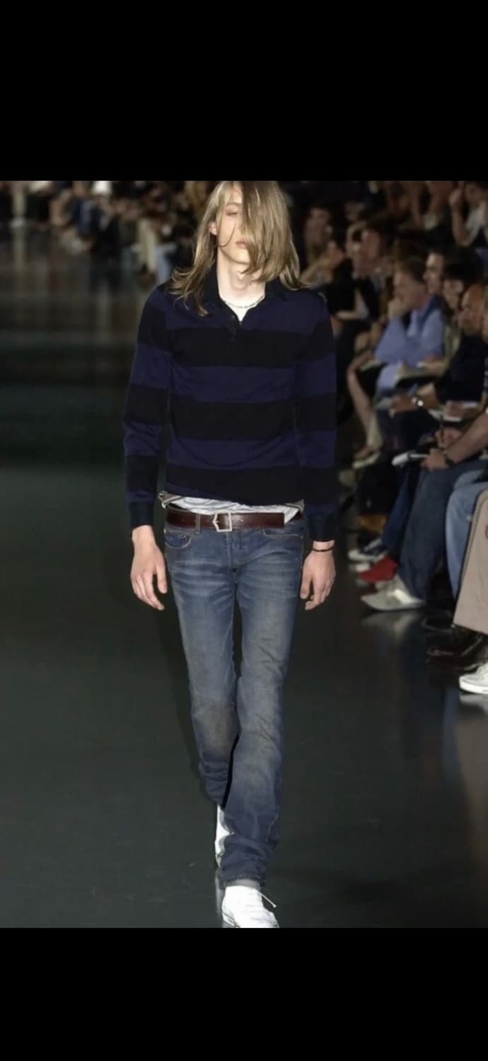 디올옴므 05ss 런웨이 rust denim 29 상품이미지1