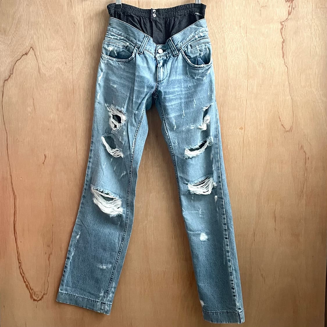 돌체앤가바나 트렁크 레이어드 데님 팬츠 상품이미지4