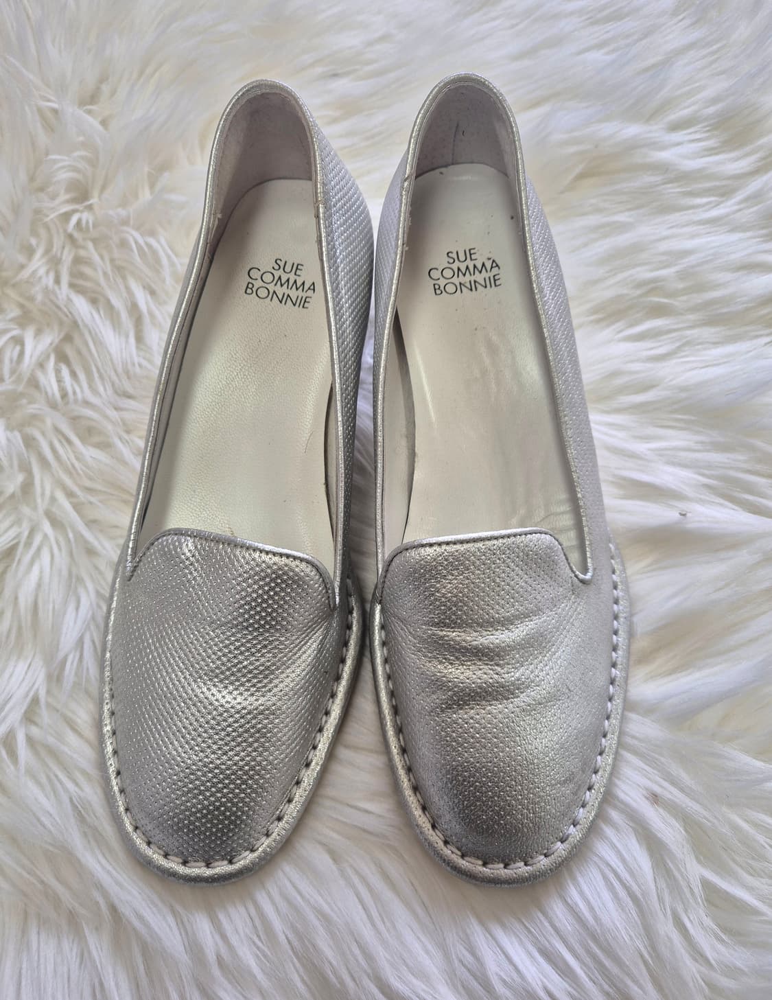 수에콤마보니 은색 여성 로퍼 240# 상품이미지1