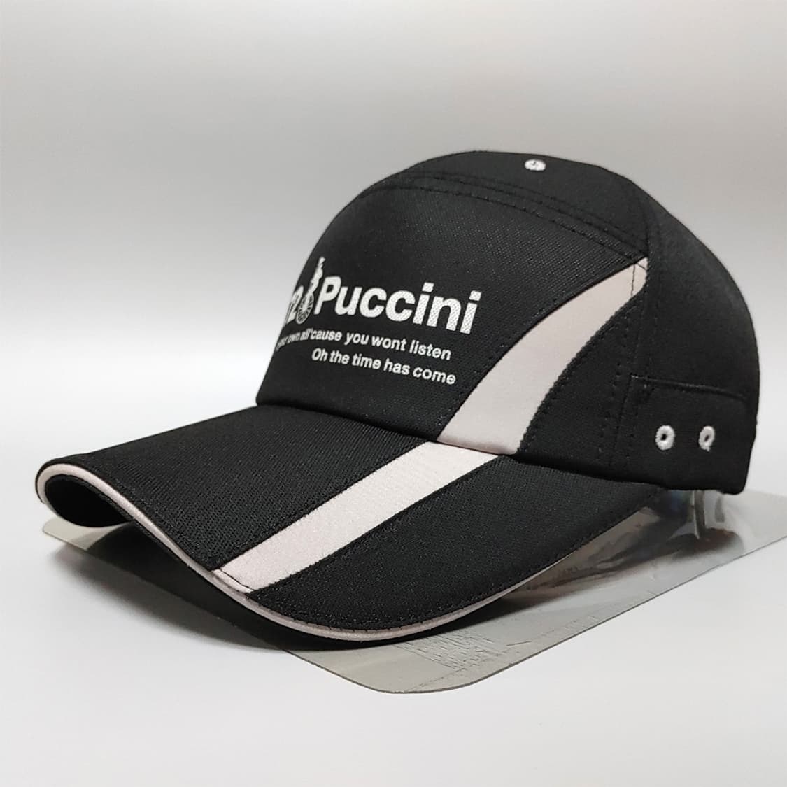 Puccini 스포츠 모자 블랙 미사용품 K-443 상품이미지1