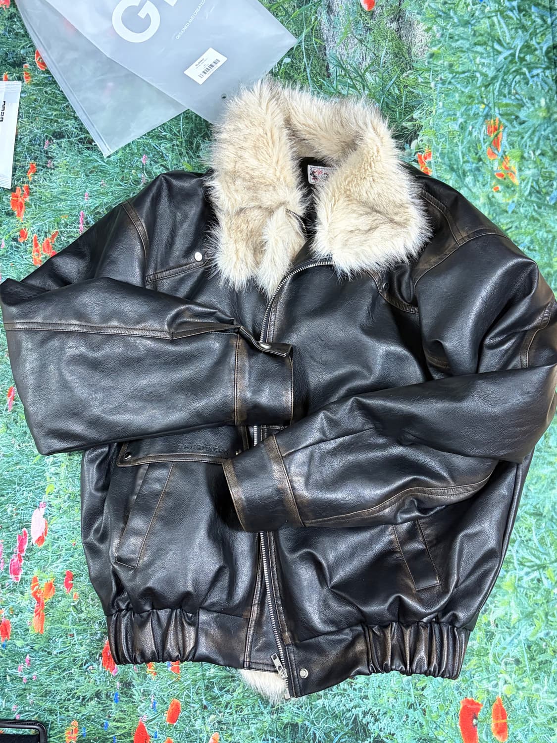 [M] 러프넥 무스탕 상품이미지2