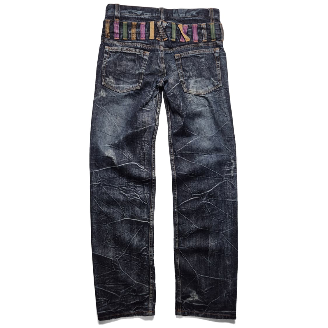 [79] Nylaus 빈티지 더블레이어 워싱 데님팬츠 상품이미지5