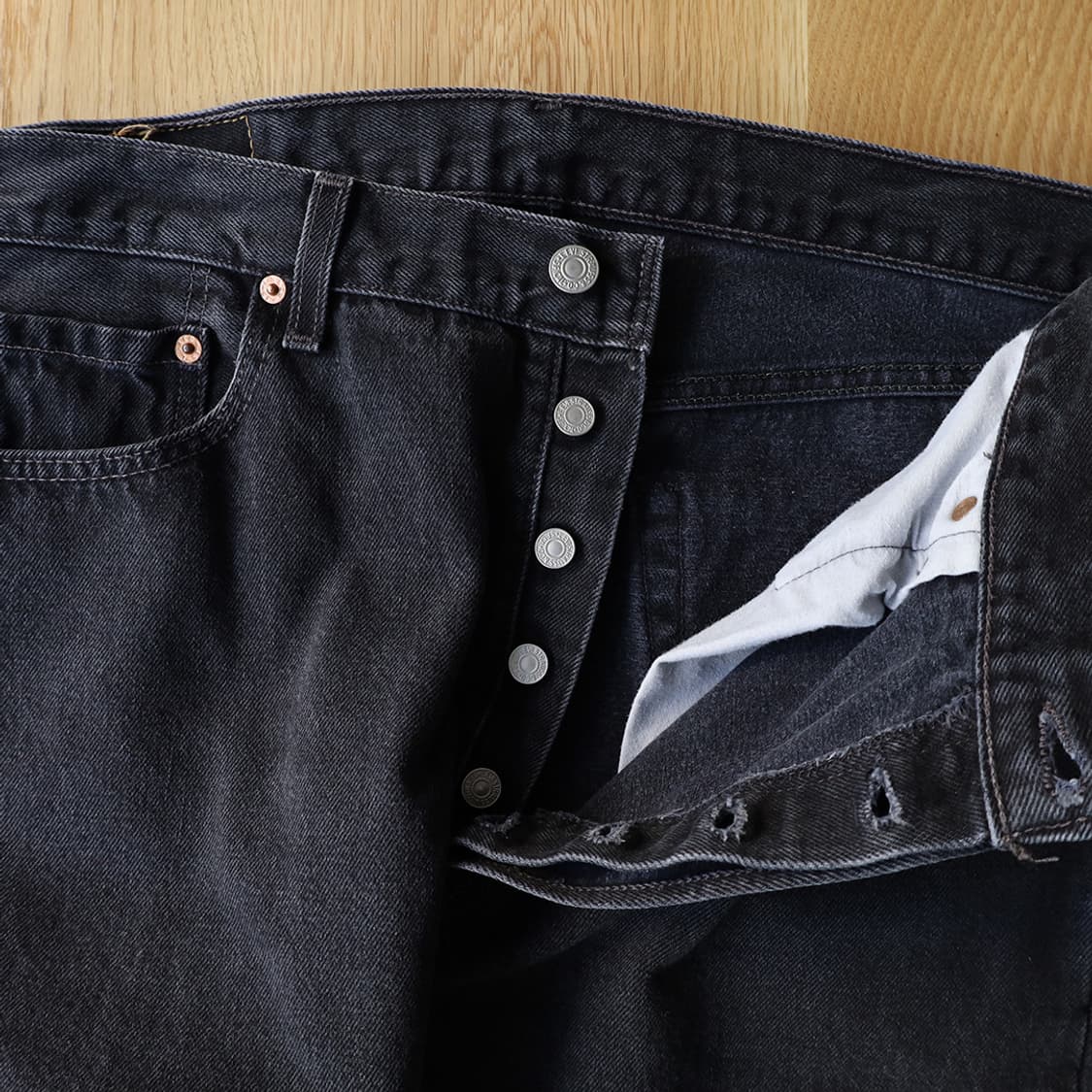 2000s 501 Black Jeans 상품이미지9